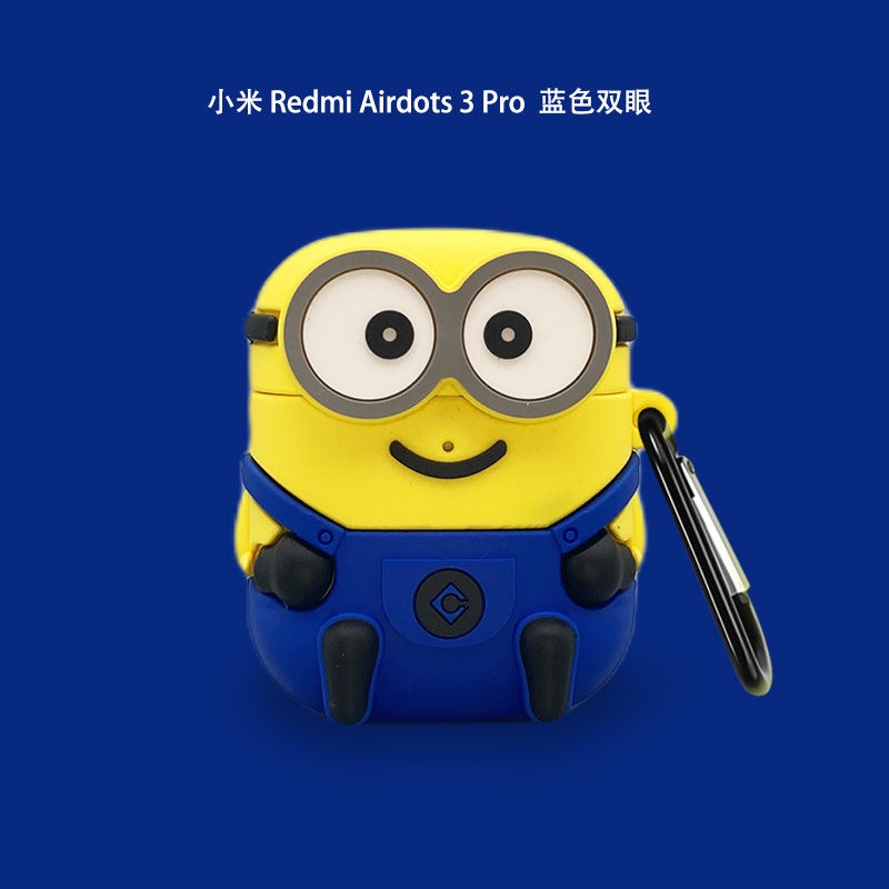 Vỏ Bảo Vệ Hộp Sạc Tai Nghe Xiaomi Redmi Airdots 3Pro Buds 3 Xiaomi AIR2 / Air2s Pro Bằng Silicon Họa Tiết Hoạt Hình Dễ Thương