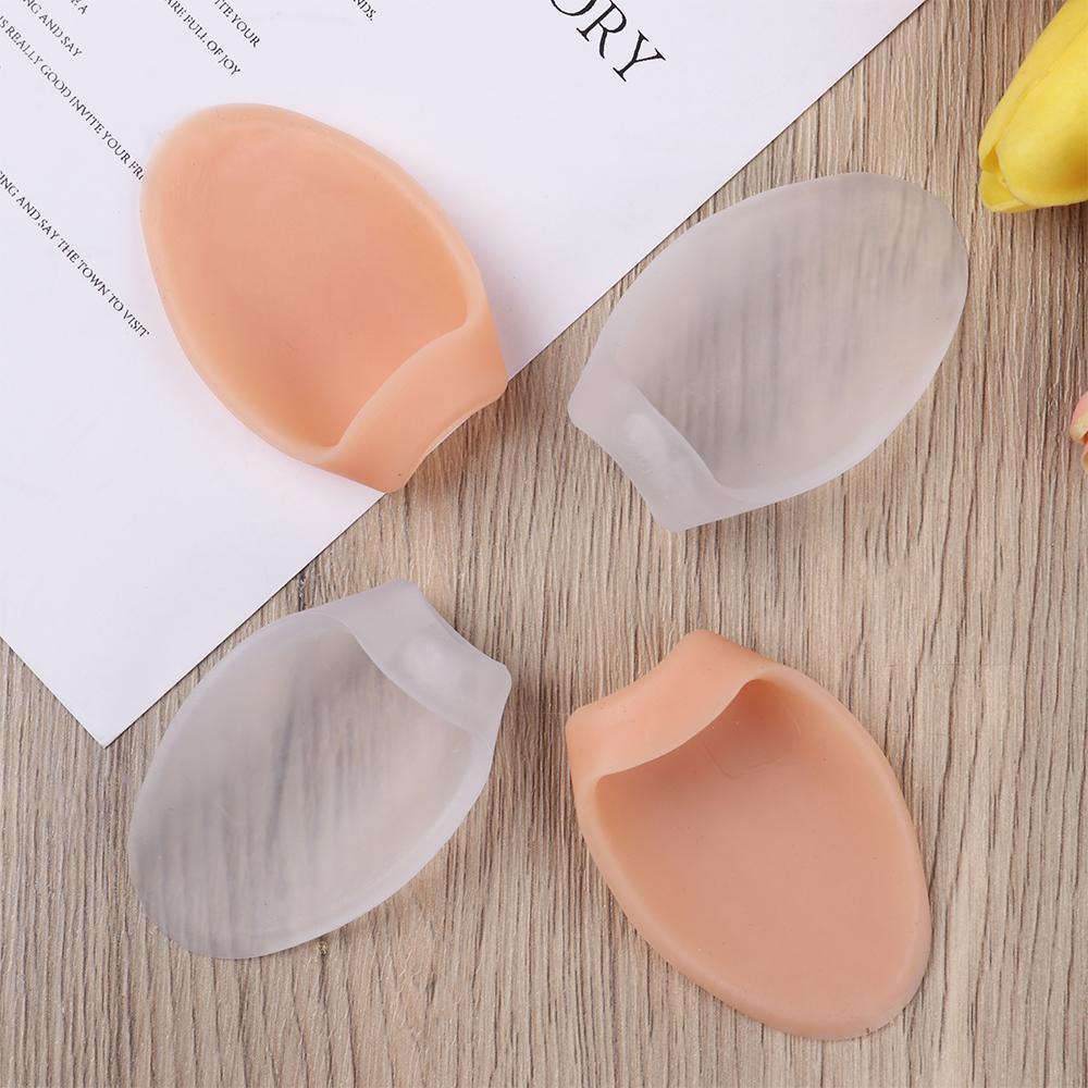 1 Cặp Đệm Silicone Tách Ngón Chân Cái Giảm Đau Điều Chỉnh Được