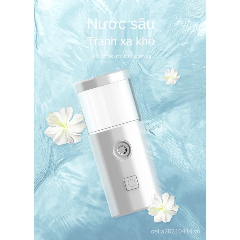 [Hàng mới về] Máy Phun Sương Tạo Độ Ẩm Mini Cầm Tay Tiện Dụng
