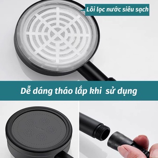 Vòi Hoa Sen Vòi Sen Tăng Áp Tiết Kiệm Nước Không Gỉ Thiết Kế Sang Trọng Tiện Lợi PAPAA.HOME