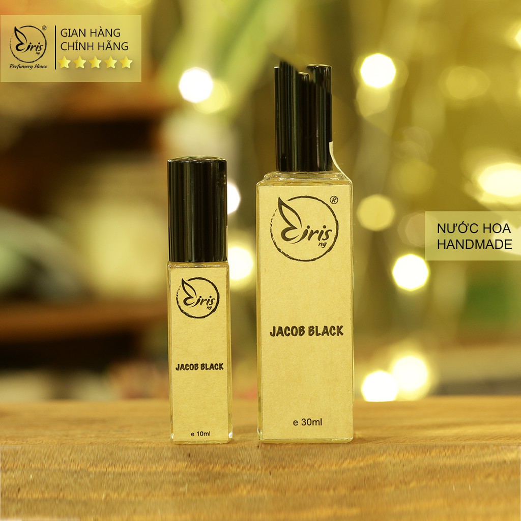 Nước Hoa Handmade IRIS PERFUME, Mùi JACOB BLACK, Tông Ấm Phương Đông, Dành Cho Nam