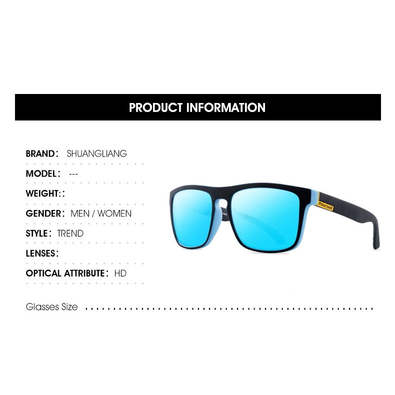 Kính râm phân cực thời trang unisex