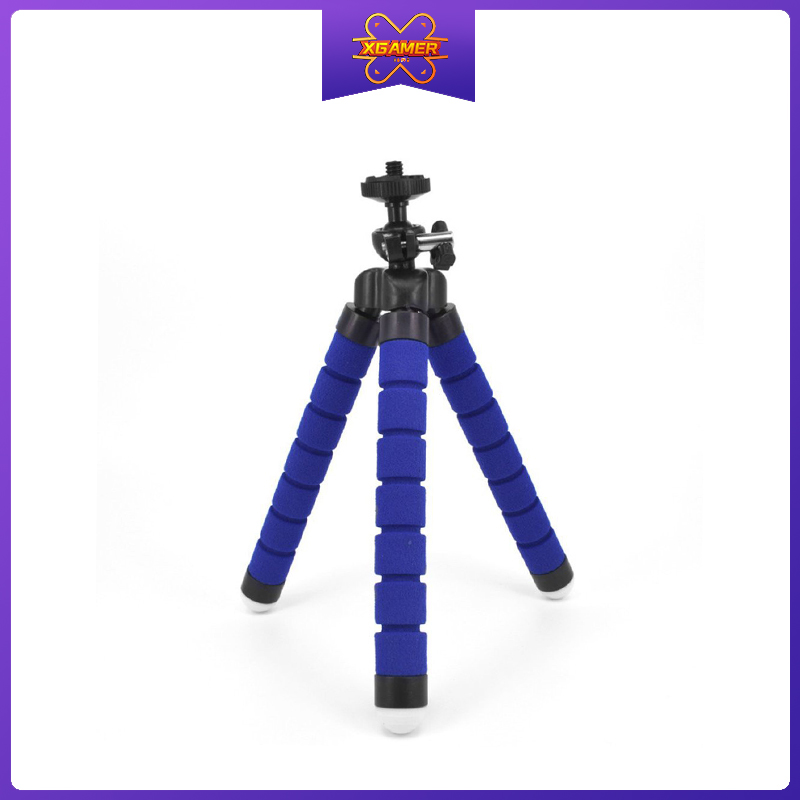 【Free Gift】XGamer New Spider Design Mini Flexible Tripod / Monopod for Cell Phone / Camera Holder with Foam Protection