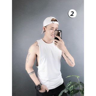 Áo ba lỗ nách rộng  - áo tanktop nam