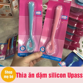 Thìa ăn dặm silicone Upass lòng sâu