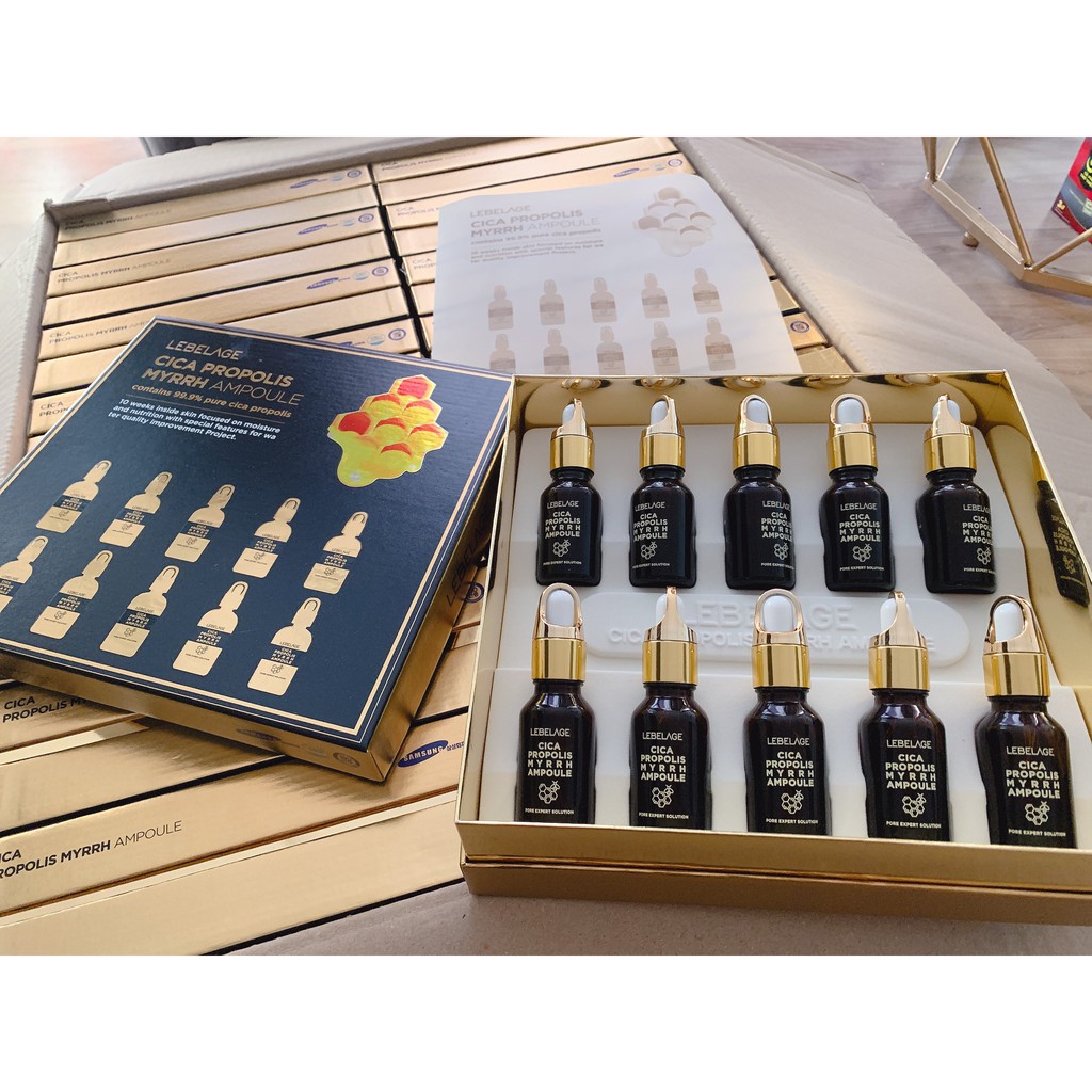 Tế bào gốc mụn thâm nám lỗ chân lông keo ong Chúa Lebelage Cica Propolis Myrrh Ampoule ✅ | BigBuy360 - bigbuy360.vn