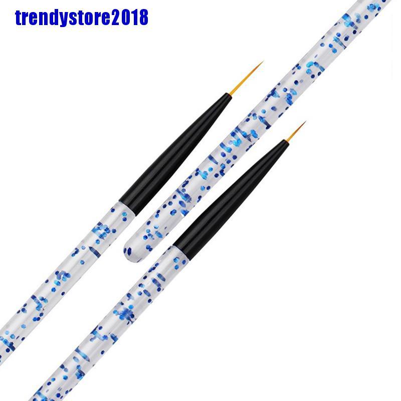 Set 3 Cọ Vẽ Móng Tay Nghệ Thuật Chuyên Nghiệp