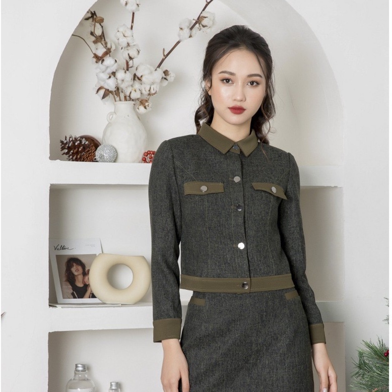 Áo vest dạ MMOutfit K081809B