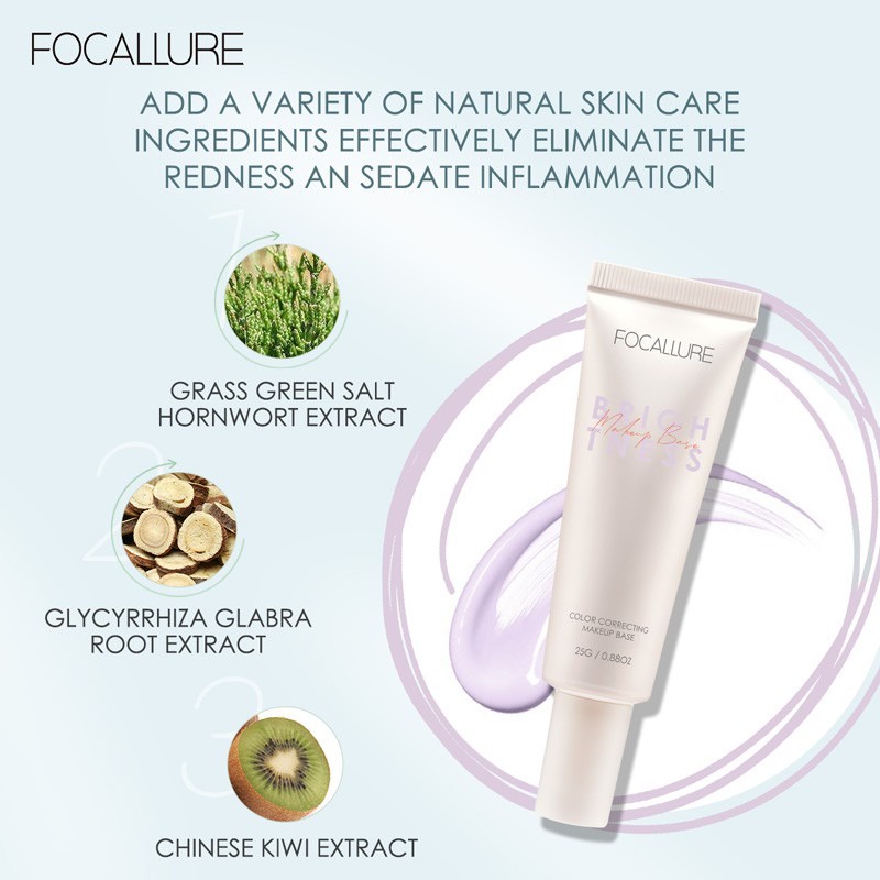 Kem Lót FOCALLURE 25g - Lâu Trôi - Dưỡng Ẩm - Làm Sáng Da
