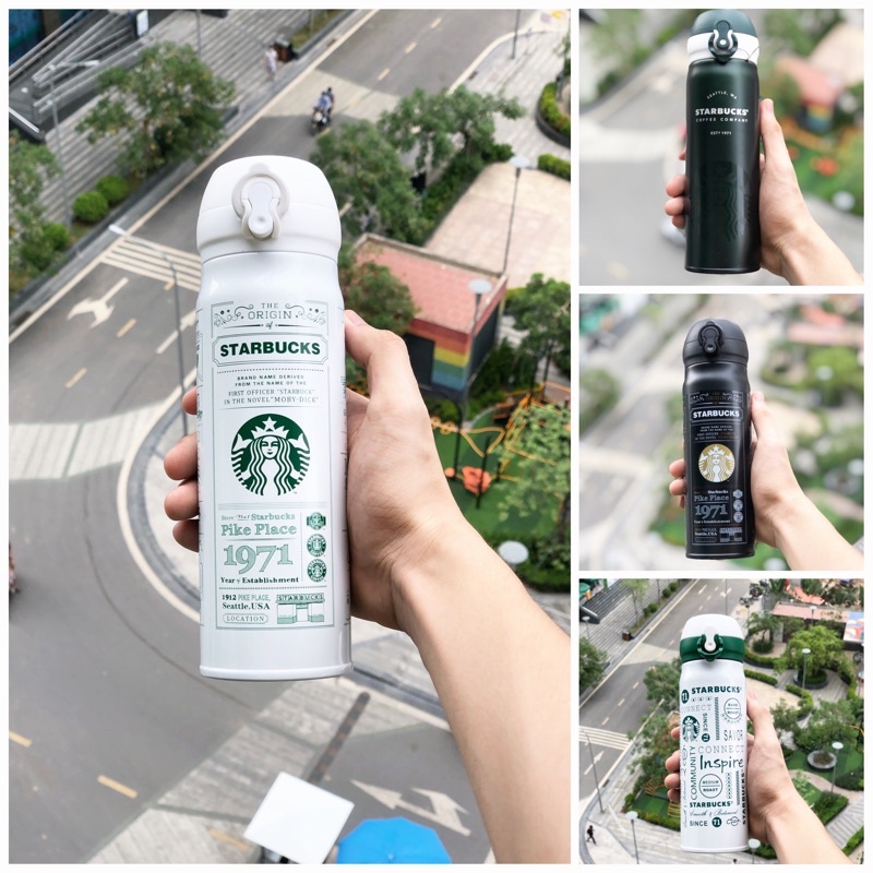 Bình/ly nước STARBUCKS X THERMOS Korea BST 2022 giữ nhiệt in ép nhiệt cao cấp bình starbuck