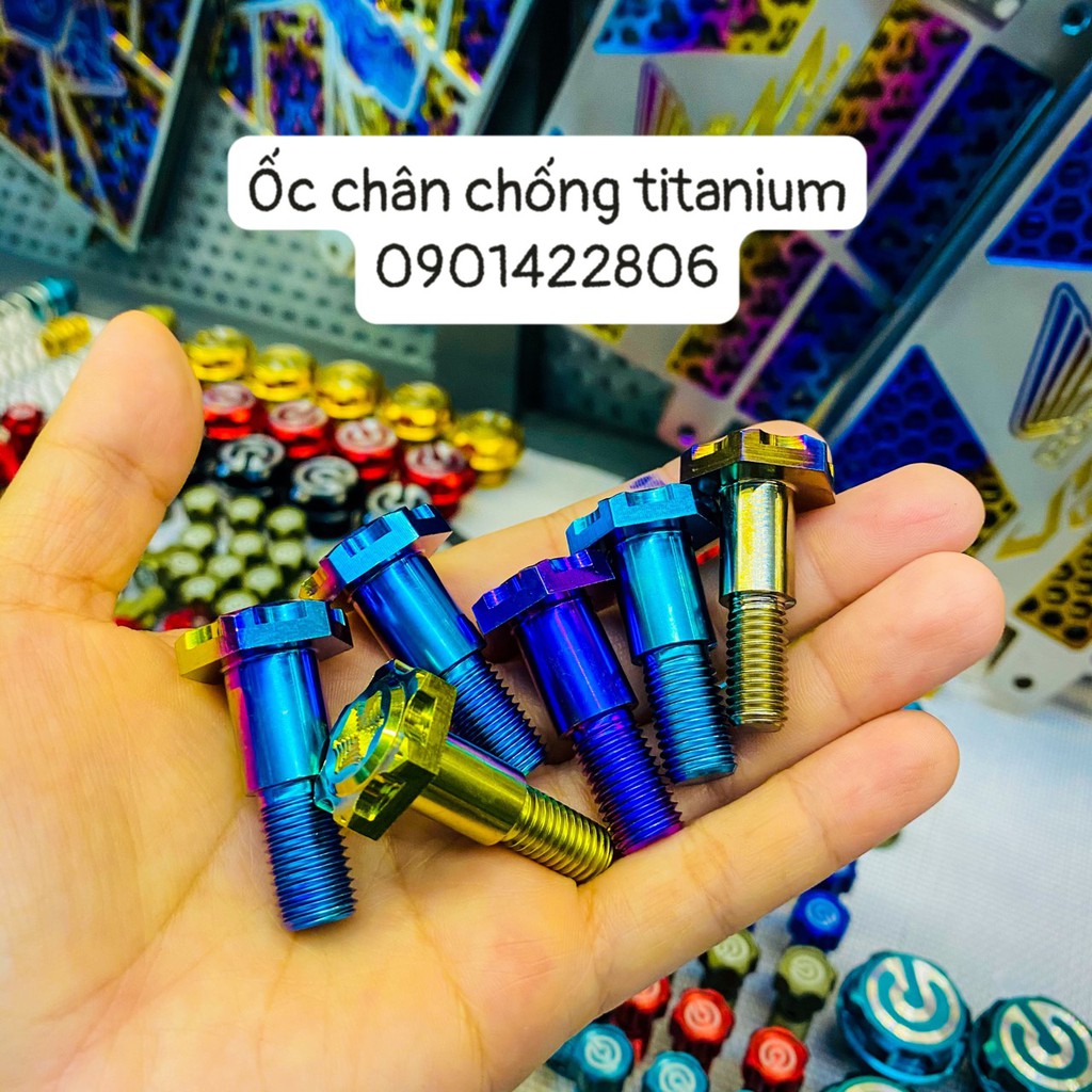 Ốc chân chống titanium gr5