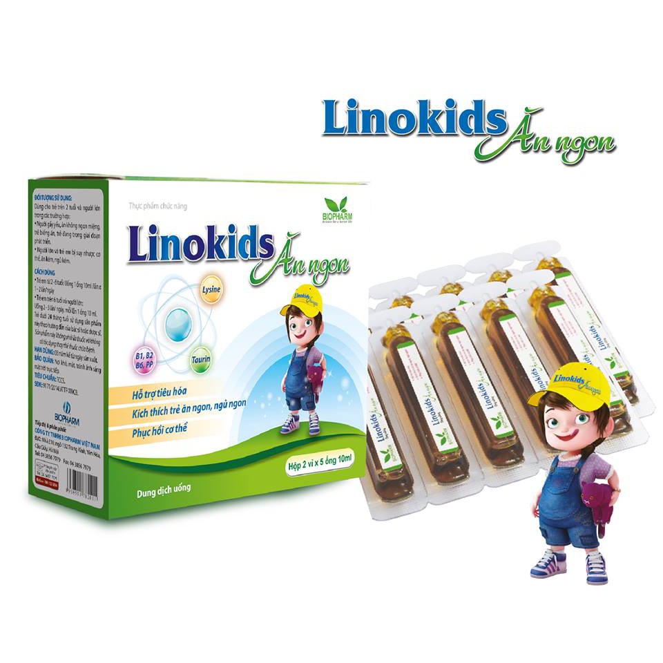 Linokids Ăn Ngon - Bé ăn ngon, tiêu hóa khỏe