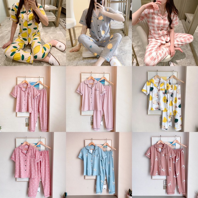 BỘ PYJAMA HÀNG QUẢNG CHÂU HÌNH THẬT SHOP CHỤP CHAT ĐỂ CHỌN MẪU | BigBuy360 - bigbuy360.vn