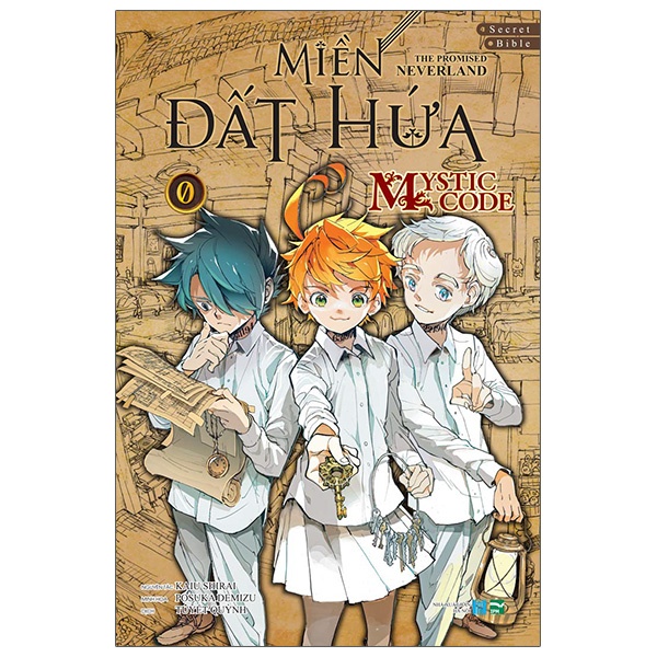 [Mã LIFEXANH03 giảm 10% đơn 500K] Sách Miền Đất Hứa - The Promised Neverland 0 - Mystic Code (Official Fanbook)