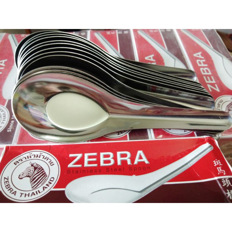bán hộp 12 cây muỗng zebra thái lan cao cấp chính hãng 50k