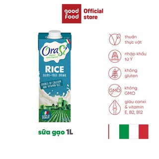 Thực phẩm bổ sung sữa gạo Rice Plain Orasi 1L giàu chất dinh dưỡng tốt cho sức khỏe
