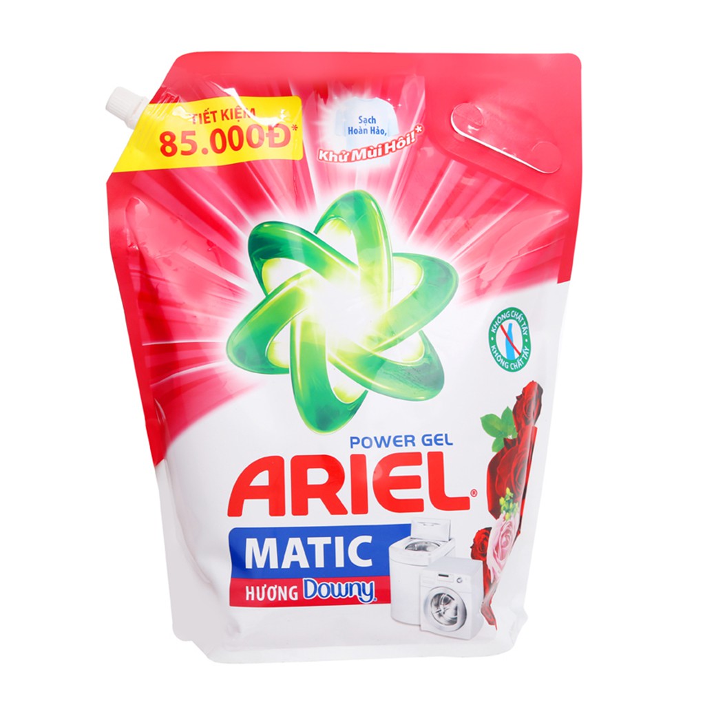 Nước Giặt Ariel Túi 3.25kg/3.5kg Nhiều Mùi Hương