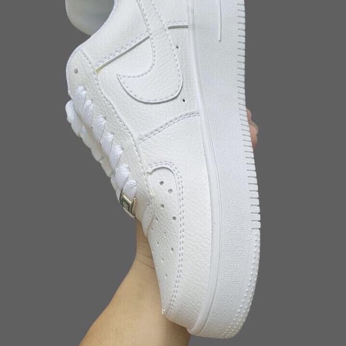 Giày thể thao AF1 trắng độn đế 3 phân fucll size nam nữ