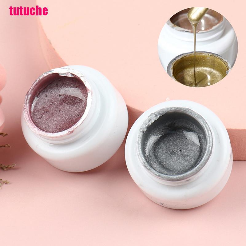 (Hàng Mới Về) Gel Sơn Móng Tay Ánh Kim Lấp Lánh Dung Tích 5ml