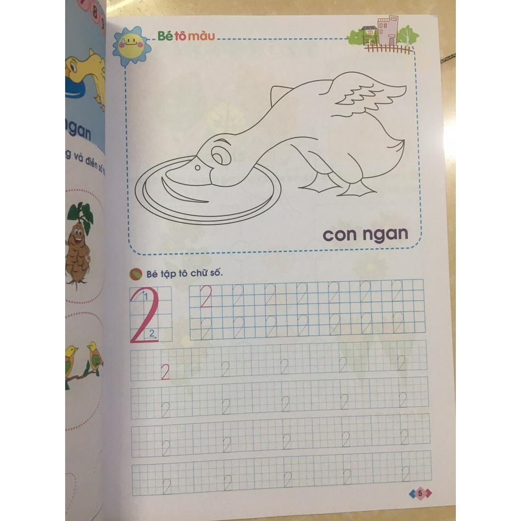 Sách - Mai em vào lớp 1-Vở bé làm quen với chữ số
