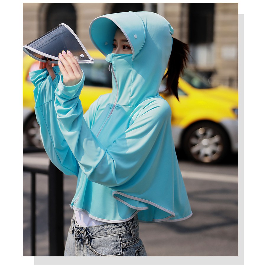 Double-Layer Sun Protection UV Protection Outdoor Work Hat Riding Hood | BigBuy360 - bigbuy360.vn