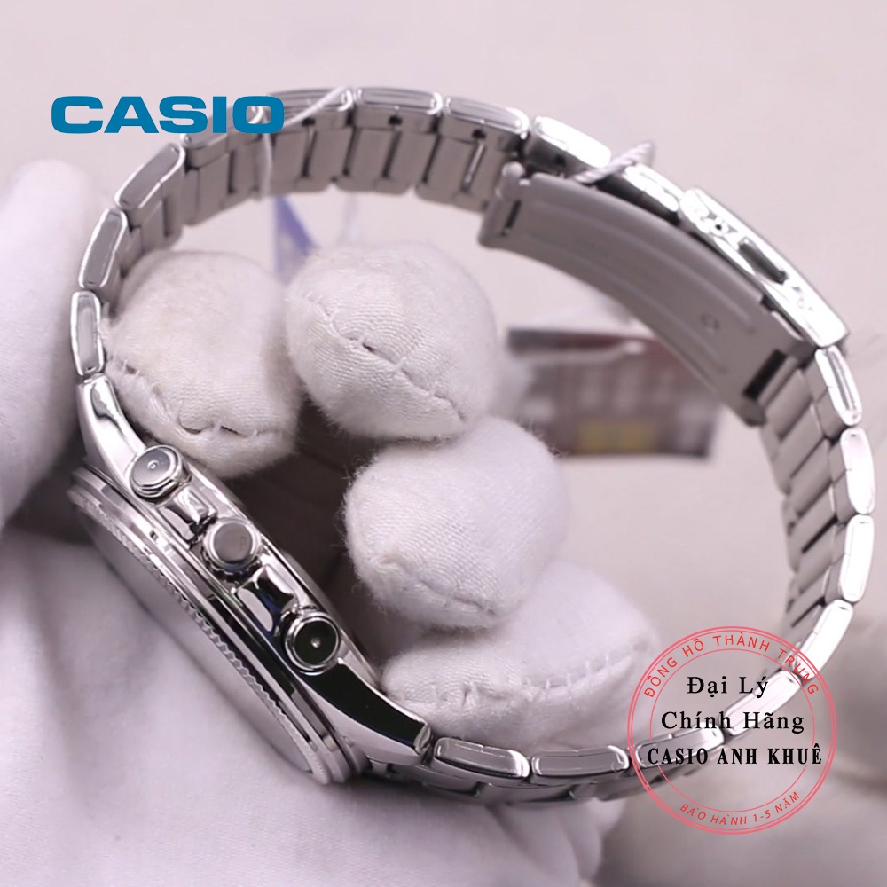 Đồng hồ Nam Casio MTP-1375D-7AVDF kim lịch nhỏ mặt trắng