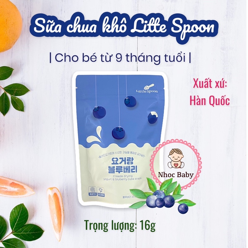Little Spoon | Sữa chua khô &amp; trái cây sấy lạnh cho bé 9m+ (date 4/2024)