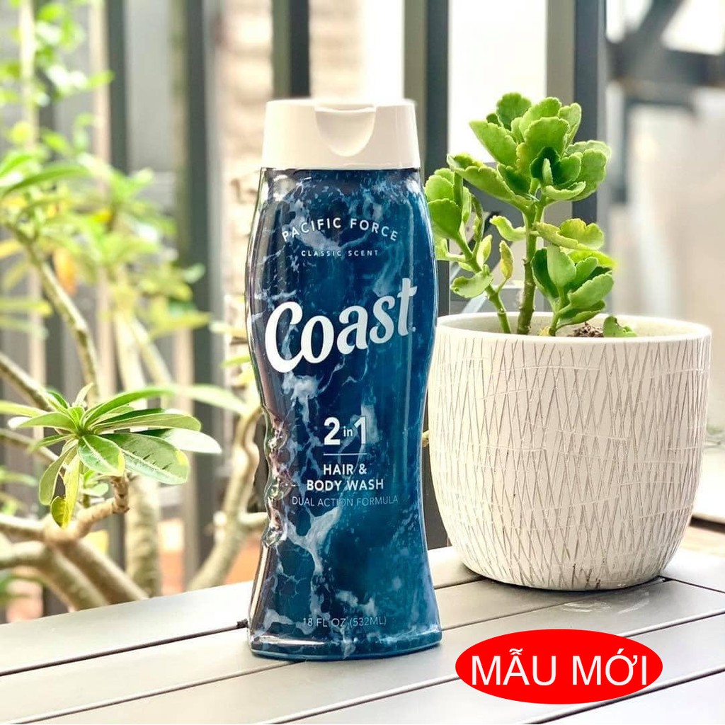 Tắm gội cho nam Coast (532ml)