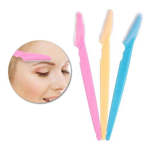 Combo 3 Dao Cạo Chân Mày Tineke Eyebrow Razor Có Màng Bảo Vệ