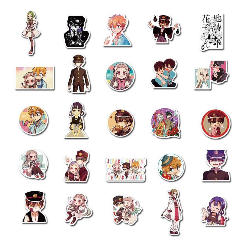 Set 10/25/50/102 miếng dán graffiti trang trí xe hơi/laptop/ván trượt/đàn guitar