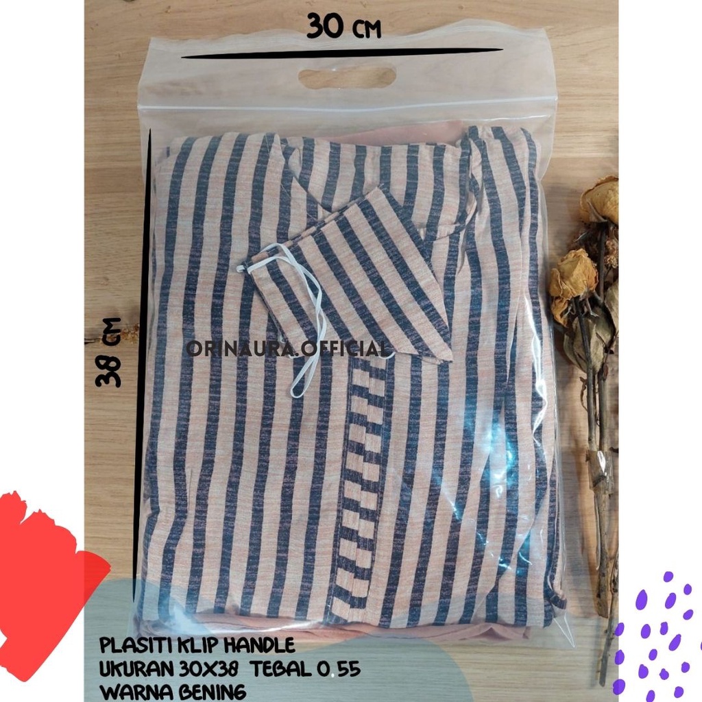 Kẹp Nhựa Khóa Zip Hình Bầu Dục Kích Thước 30x38 + 7Cm