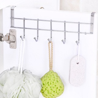 Móc treo tường inox mẫu 5 móc. Móc treo quần áo móc cửa sau 24.5x10cm. Treo đồ sau cửa. Gắng sau cửa