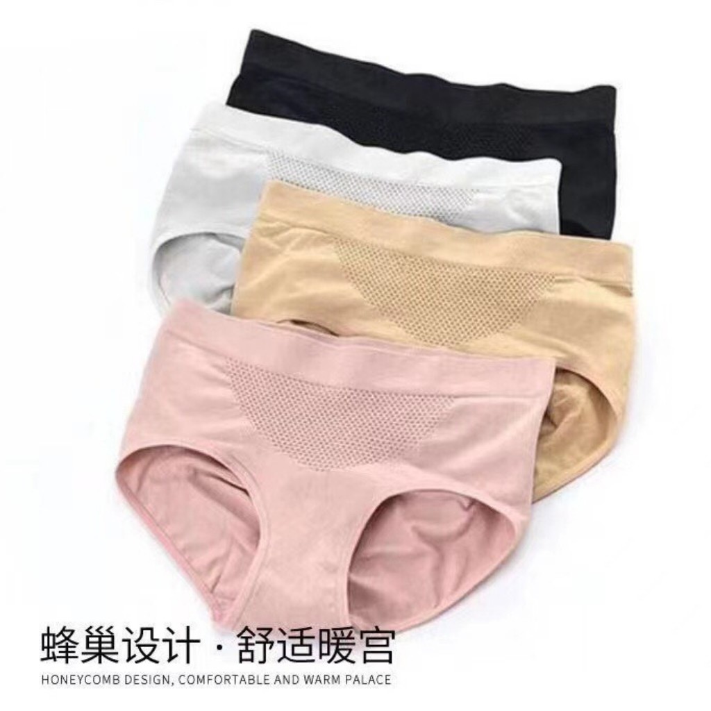 Quần Lót Nữ Cotton Kháng Khuẩn Cạp Cao Che Mỡ Bụng QL 02 RENEE Store