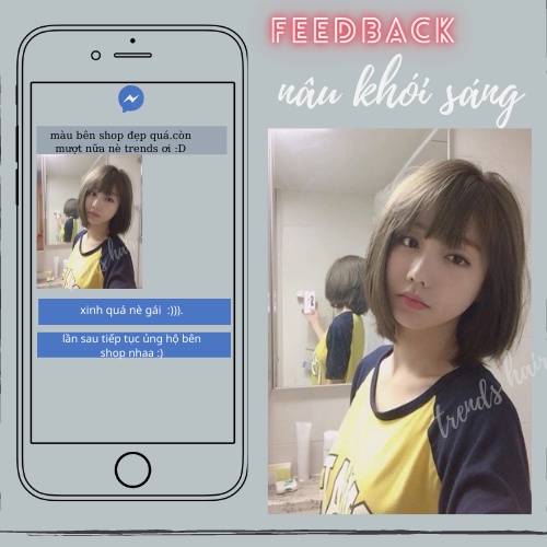 THUỐC NHUỘM TÓC NÂU KHÓI SÁNG không cần thuốc tẩy tóc cho nam và nữ ( phù hợp từ nền tóc lv6 sẽ đẹp hơn) | TRENDS HAIR |