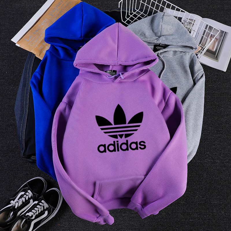 Áo Hoodie Adidas Tay Dài Lót Nhung Dày Dặn Thời Trang Cho Nam Nữ | BigBuy360 - bigbuy360.vn