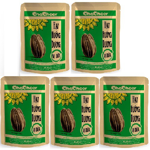 Hạt hướng dương Chacheer vị Dừa 130g/gói-Lốc 5 gói-Chính hãng-Giá tốt