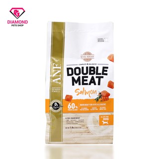 [1.4kg] (Hàng cận date t3/2022) THỨC ĂN CHO CHÓ GẤP ĐÔI THỊT TƯƠI VỊ CÁ HỒI ANF DOUBLE MEAT