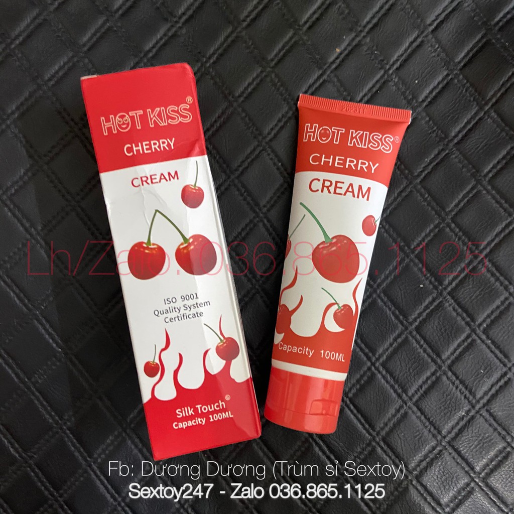 Gel Bôi Trơn HotKiss Cherry Cream 100ML - Tăng Độ Bôi Trơn Dễ Chịu