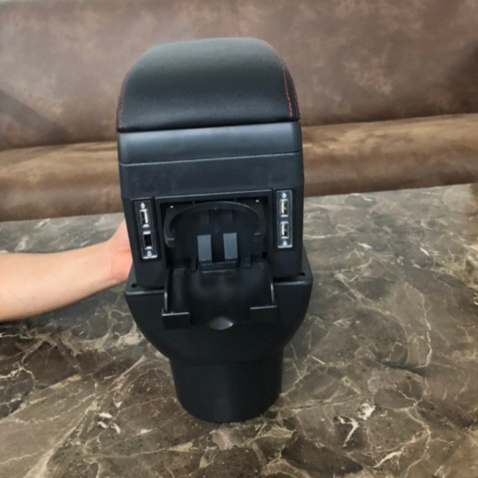 Sản Phẩm Hộp tỳ tay ô tô Hyundai i20 tích hợp 6 cổng USB: SUSB-i20 .