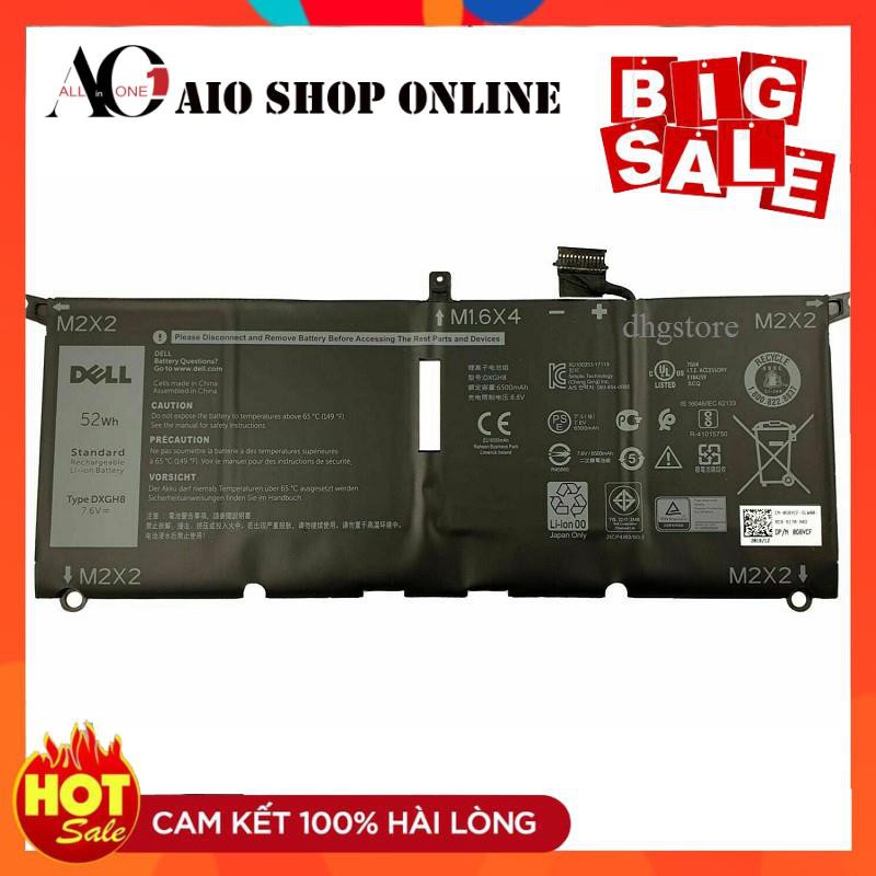 ⚡ Pin  laptop Dell XPS 13 9370 9380 DXGH8 52Wh