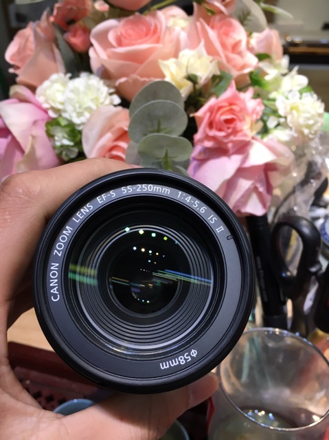 Lens tele canon 55-250mm is ii