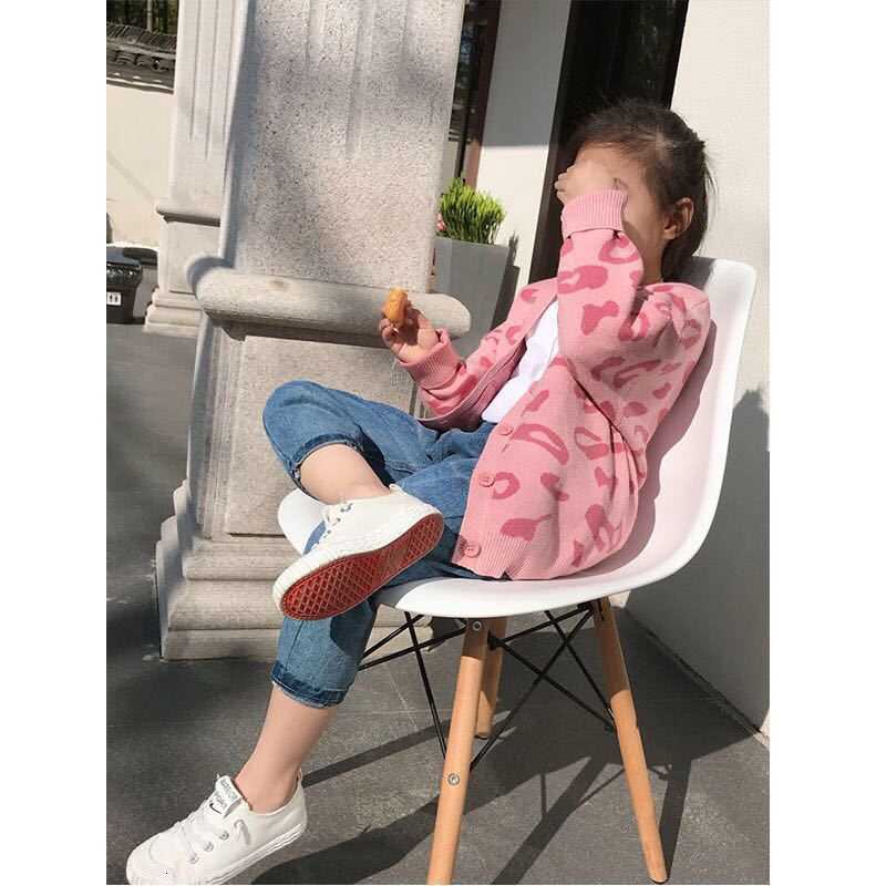 Áo Khoác Len Cardigan Họa Tiết Da Báo Thời Trang Cho Mẹ Và Bé