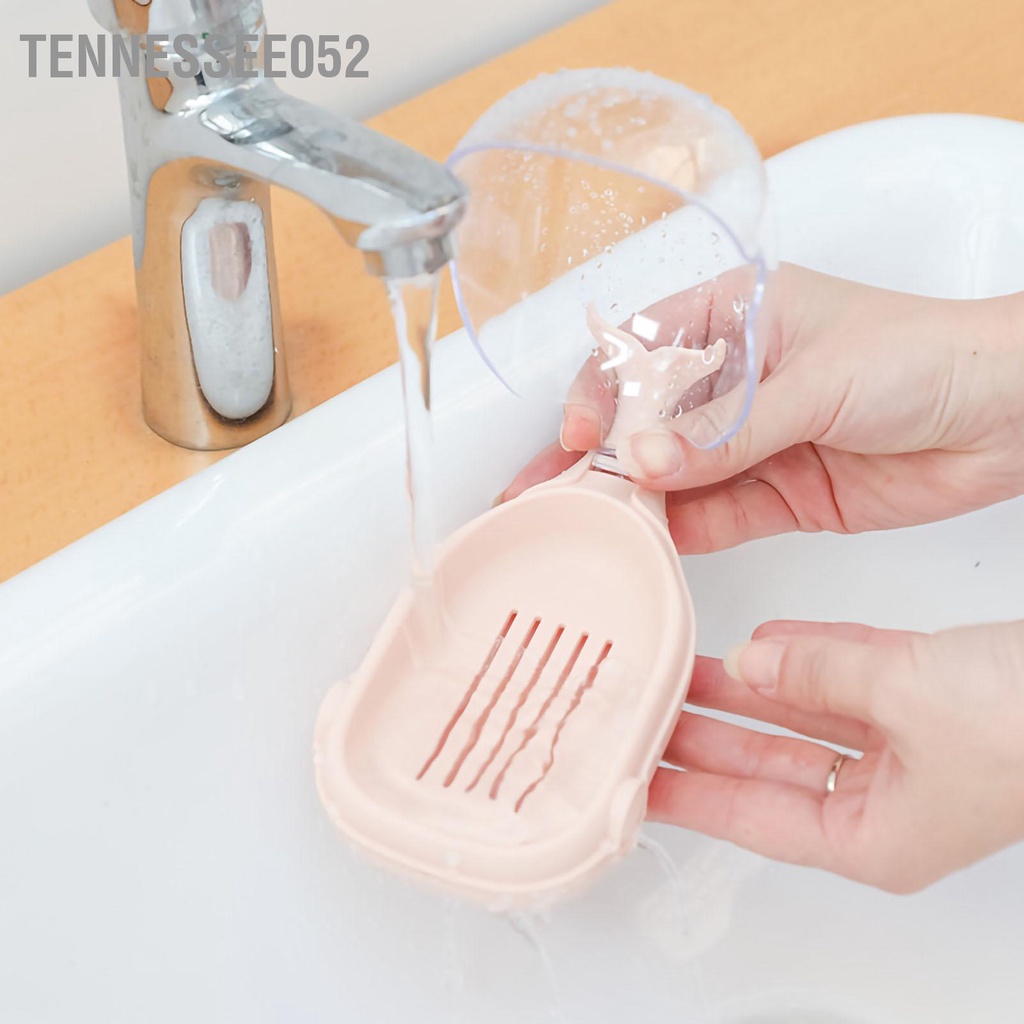 Khay Đựng Xà Phòng Hai Tầng Hình Cá Voi Hoạt Hình Dễ Thương Chống Nước Có Nắp Lật Cho Nhà Tắm