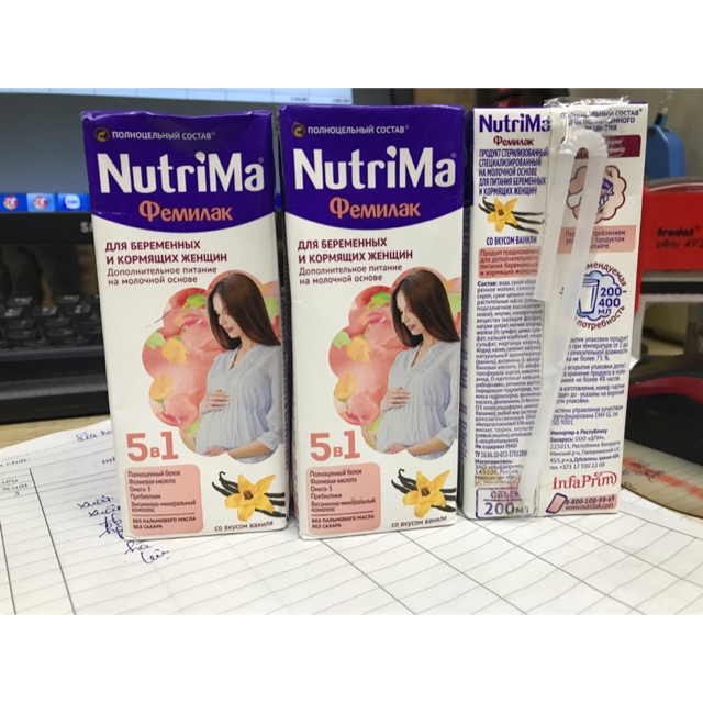 Sữa bầu nutrima Nga 200ml date 2/2021