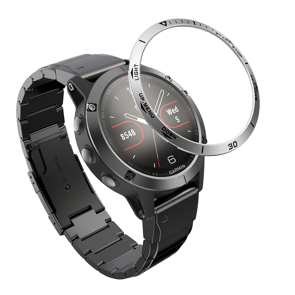 Phù Hợp Vòng Kim Loại Bảo Vệ Mặt Đồng Hồ Dành Cho Garmin Fenix3 Fenix 5 / 5X Fenix 5X Ốp