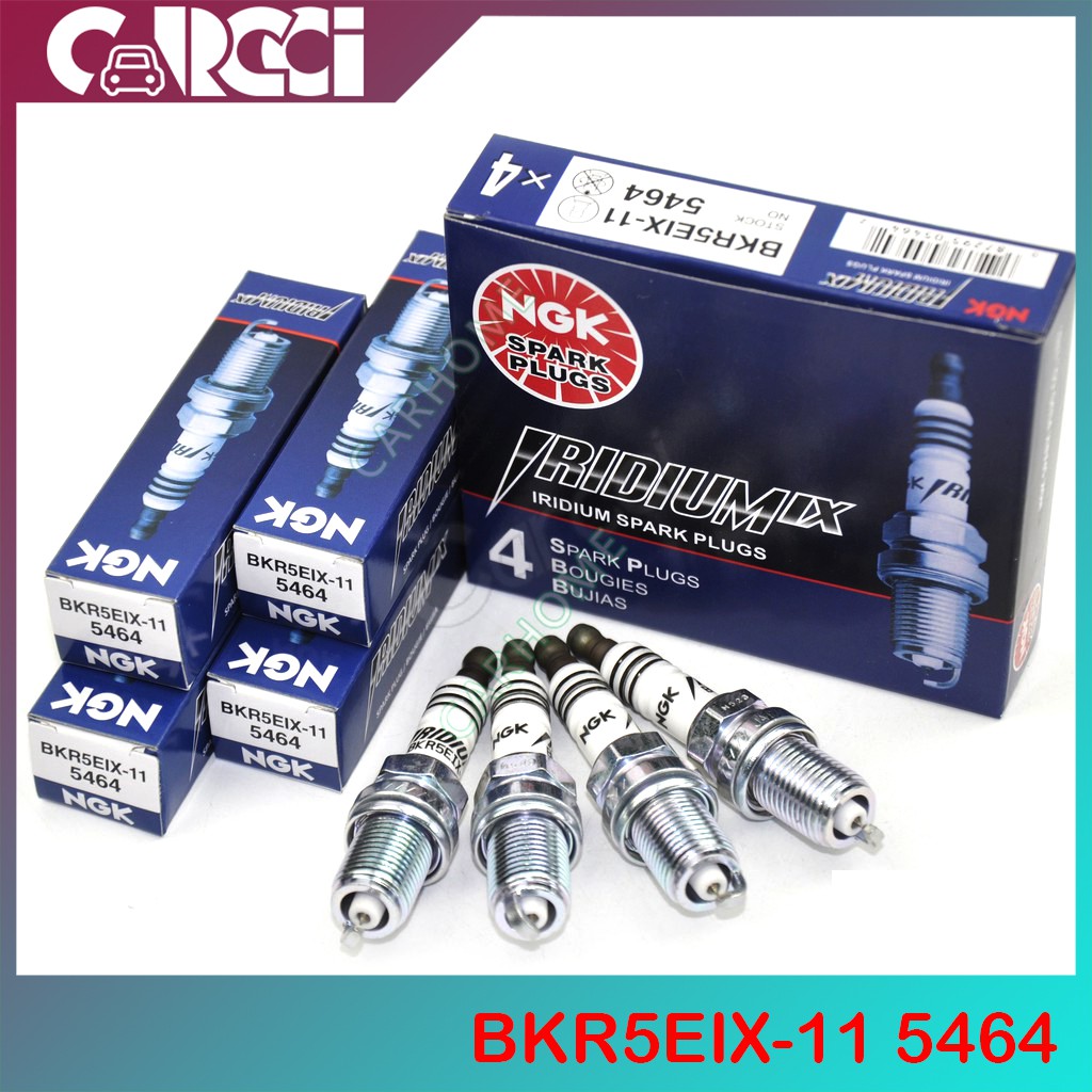 4 Cái / bộ BKR5EIX-11 5464 Iridium Bugi Phù Hợp Cho Xe Toyota Hyundai Kia Nissan Mazda 1.6L 1.8L 2.0