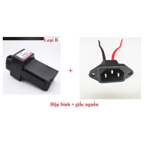 Vỏ hộp bình đựng 4 bình ắc quy cho xe điện