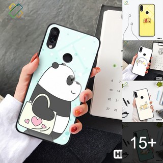 Ốp lưng kính Xiaomi Redmi Note 7 / Note 7 Pro in 3D hoạt hình cưng xỉu