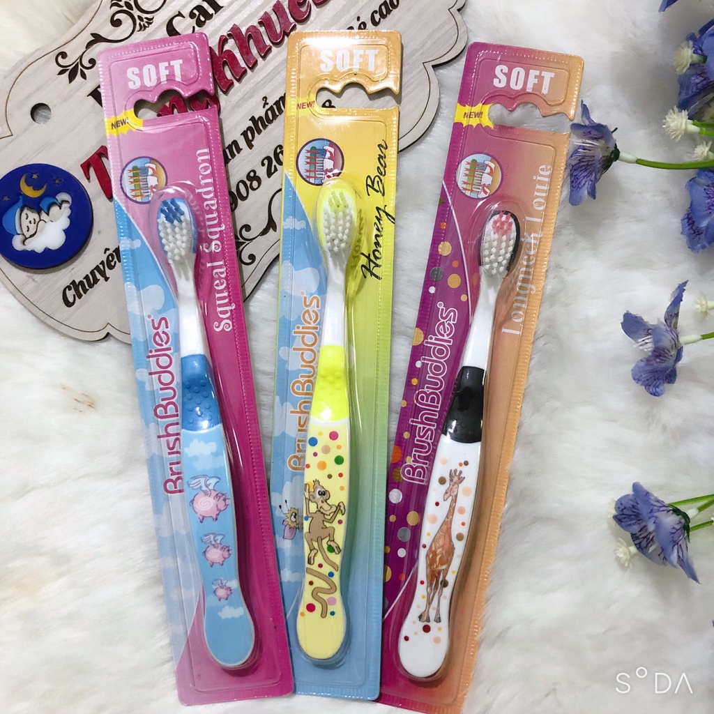 Bàn chải đánh răng cho bé Brush Buddies - NK Mỹ