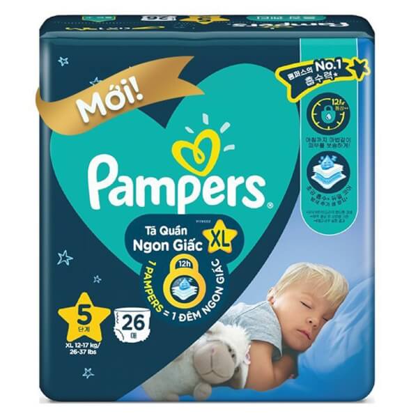 Bỉm Pampers ❤ Quần Giữ Dáng ❤️ Mới Gói Cực Đại M74/L68/XL62/XXL56